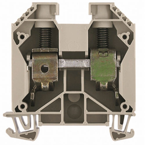 WDU  gennemgangsklemme 35mm² grå for dinskinne