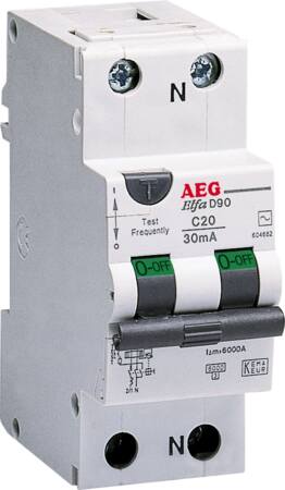 KOMBIAFBR. 10A 300MA C 1P+N 2M