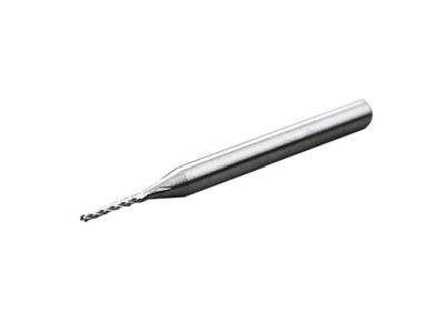 Mini hårdmetalbor - Ø1,0mm (1/8" skaft), kulstofstål