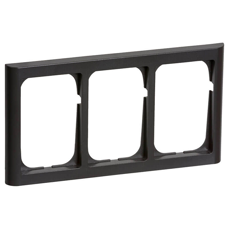 LK Fuga ramme Softline 63 3x1½m - koksgrå