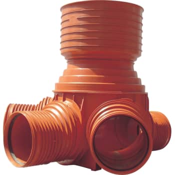 Uponor 160 x 425 mm TP2-brønd, glat, højre/venstre tilløb