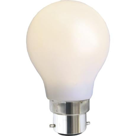 Hvid/opal udendørs Ø55 IP20 LED B22 1W 360°