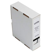 Tyndvægget krymp u. lim 1,6 mm.  sort 15 m