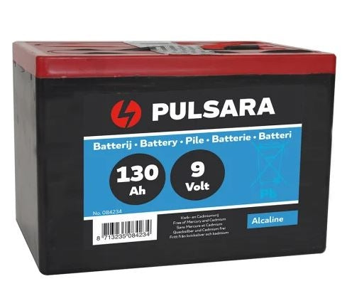 El-Hegnsbatteri alkaline 9V 130Ah