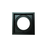 V-Tac indbygningsspot - Sort, 17,5 x 17,5 cm, G53 AR111