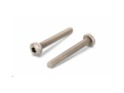 Maskinskrue, panhoved - M2x10mm, TX6, A2 rustfri (100 stk.)