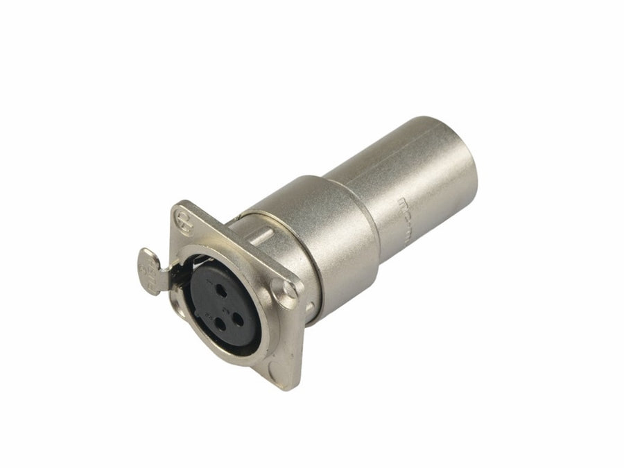 XLR hun/han (feedthrough) adapter til panelmont.