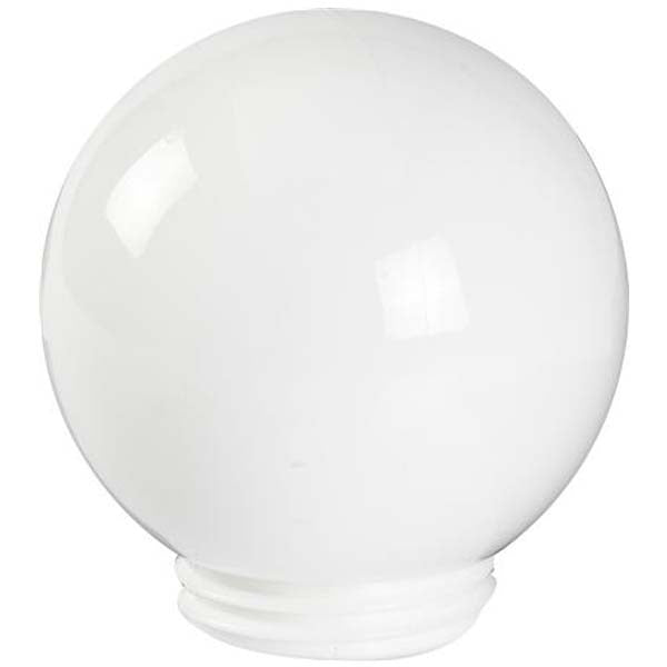 Glaskuppel Ø150 m. Ø84,5 gevind - opal