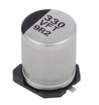 SMD elektrolytkondensator - 330uF 35V, F hus (FT)