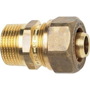 1/2" x 18 mm TA Pex overgang nippel