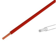 Monteringsledning - H07V-K, 1,5mm², CU, Rød (metervare)