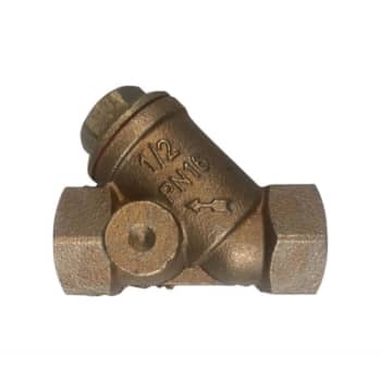 1.1/4" Snavssamler i rødgods med integreret Y-filter