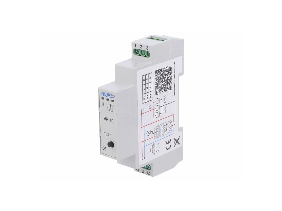 DIN Installationsrelæ - 230Vac, 16A, Bistabil (SPDT)