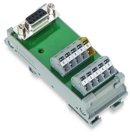 9 POL SUB-D KONVERTER TIL KLEMMER