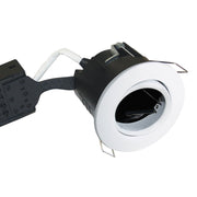 Pro Uni Install m. GU10 fatning til udendørs - Rund, hvid