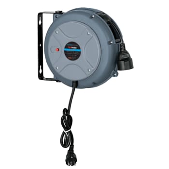 Kabeltromle væghængt 10M 3x1,5 IP42
