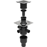 UNIDRAIN Sampak4 ClassicLine kvadratisk afløb Column rist 15x15