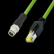 S/FTP netværkskabel - CAT6a PUR, M12 X-Code til RJ45 (3m)