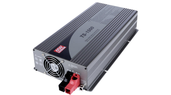 Inverter - 12Vdc til 230Vac / 1500W, ren sinus (CEE7/3)