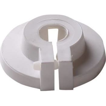 10mm hvid roset 2-delt m/krave