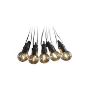 V-Tac Solcelle lyskæde med 10 stk. 0.5W pærer - 12 meter, fjernbetjening, IP44, inkl. lyskilde, 300lm