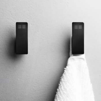 Unidrain ReFrame håndklædekrog(2 stk) -sort