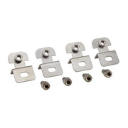 VÆGBESLAG(4)RUSTFRISTÅL 10MM VÆG/KABINET