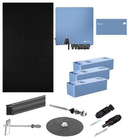 8,40KWP SOLPAKKE TAGPAP SOLPLANET 7,5KWH