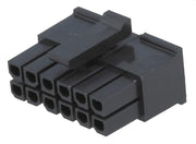 Ledning-til-print hunstik - Micro-Fit 3.0, 3mm, 2x6pol