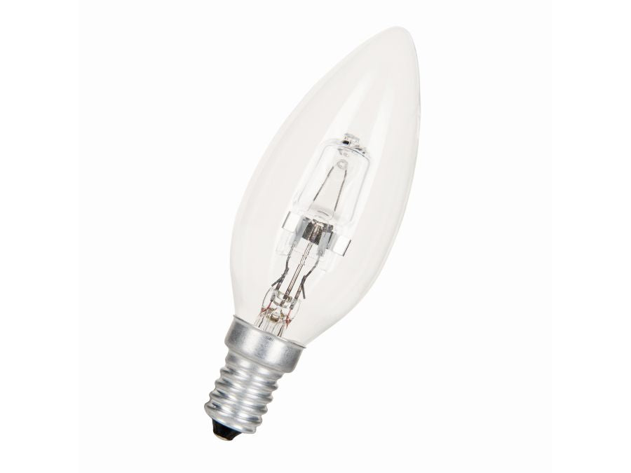 C35 Halogen kertepære - 240V / 28W ECO, klar