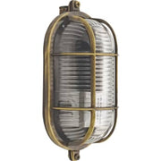 Andromeda 47 Oval skotlampe støbt messing IP64