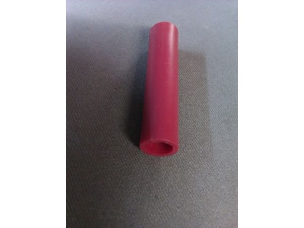 4mm banan samlemuffe - 2 x hun, Rød