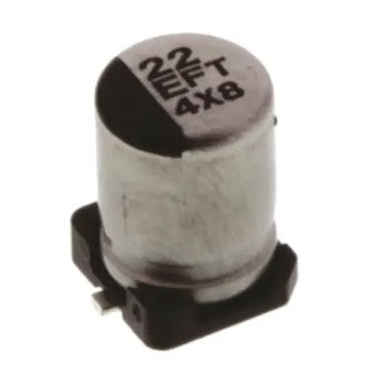 SMD elektrolytkondensator - 22uF / 25V, B hus (FT)
