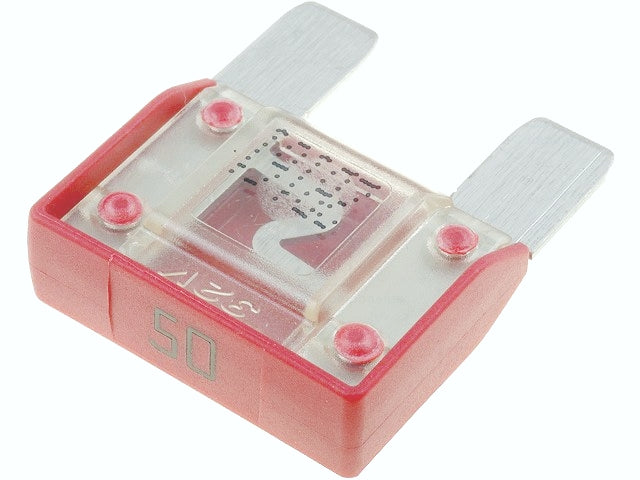 MAXIVAL Autosikring - 50A, 29mm, Rød