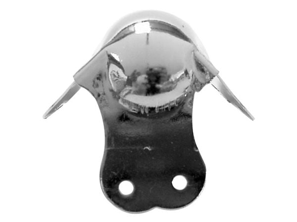 Højttaler kabinet hjørne, blank metal, 65mm x 90°