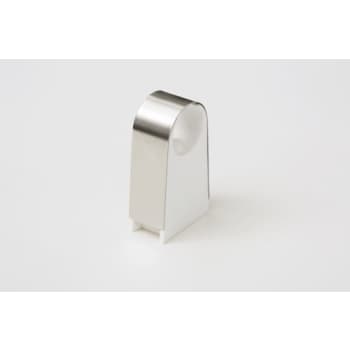 Ø22 mm 2click rustfri rørbærer - 30 mm afstand til væg