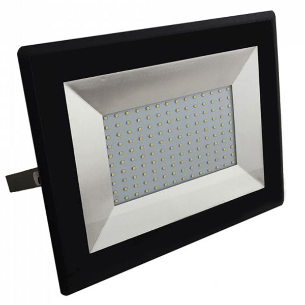 100W LED projektør 6500K 8500Lm sort