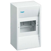 Hager gruppetavle 1R 6M IP30 med pe/n klemmer