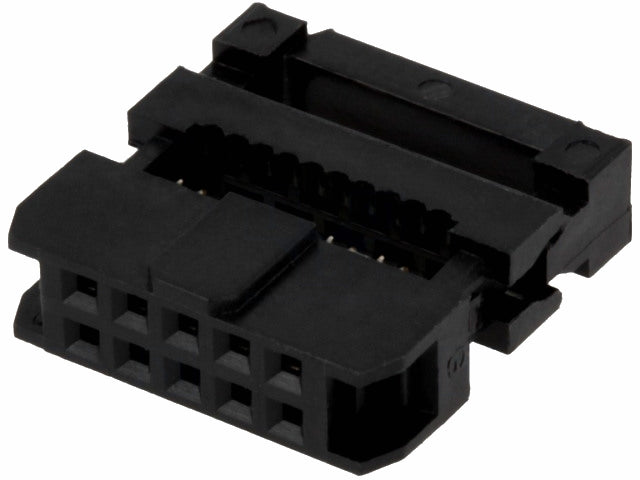 IDC fladkabelstik - 10pol hun (2mm)