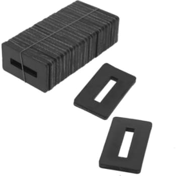 NSH gummiklods 80 x 45 mm til jute/stof opbindingsbånd, 25 stk.