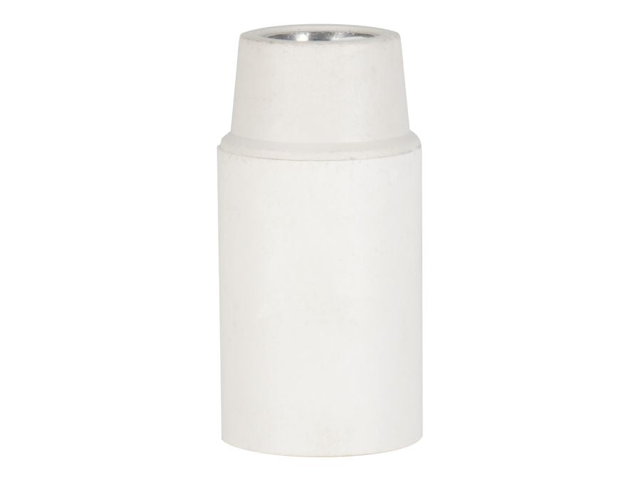 Kronefatning - E14, 10mm gevind, Hvid (maks. 60W)