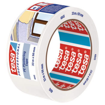 Afdækningstape, 50 mm x 33 m, hvid