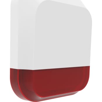 Udendørs sirene med flash, 115 db, trådløs, S6evo alarmsystem