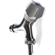 1/2" Aftapventil skrå krydsgreb krom