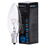 PATRON Glødepære E14 25W Kerte