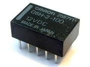 Kiprelæ (bistabil) - 12VDC / 1A, 2 x skifte (DIP10)