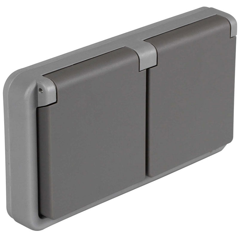 Opus 74 Industri stikkon. dobb. vandret 2-pol jord