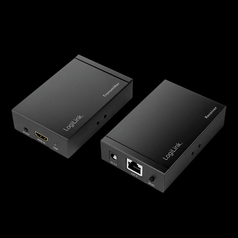 HDMI extender over LAN (50m) - 4K/30Hz, IR
