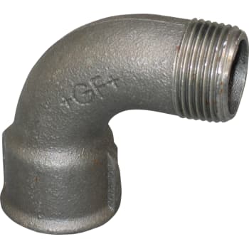 3/4" Sort bøjning 90° muffe/nippel