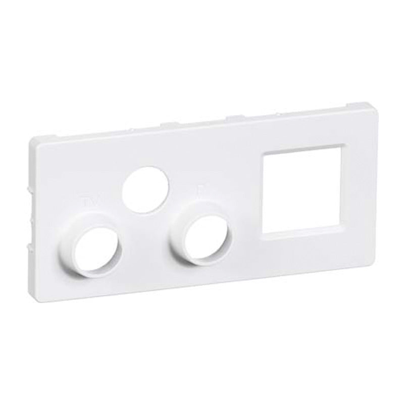 Reservedel afdækning for TV.R Sat og RJ45 hvid